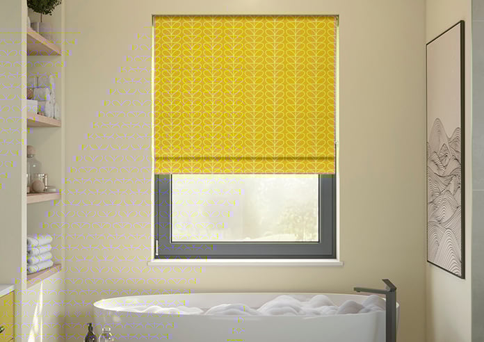Orla Kiely Linear Stem, Sunflower - Twist&Fit Roman Blind - Image 3
